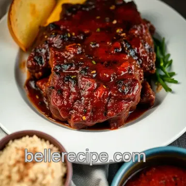 Smoky Barbecue Beef Short Ribs: A Mouthwatering Delight presentation