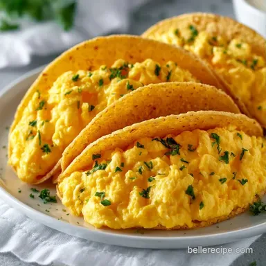 Soft Corn Tortilla Breakfast for 4 Recipe Card
