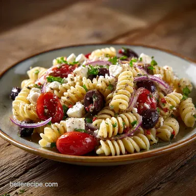 Avoid Soggy Pasta Salad: Party Ready in 25 Min Recipe Card