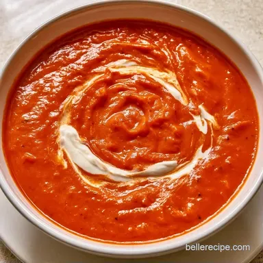 Sour Cream and Tomato Soup in 35 Minutes Recipe Card