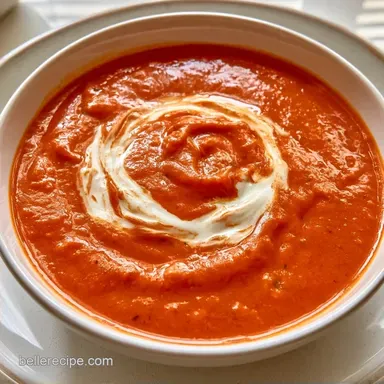Sour Cream and Tomato Soup in 35 Minutes