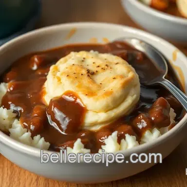 Southern Chocolate Gravy Bliss: Easy Biscuit Topping!