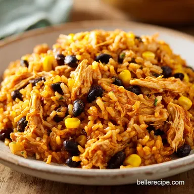 Southwest Chicken Rice: Slow-Cooked