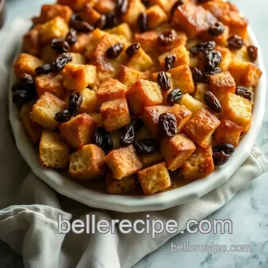 Spiced Rum Bread Pudding Recipe: A Boozy Twist on a Classic Recipe Card