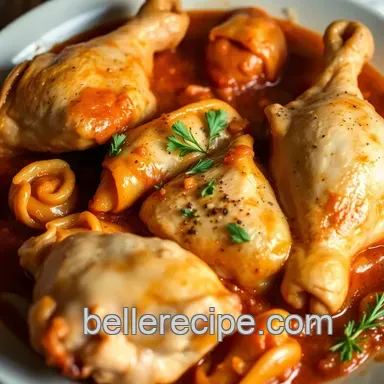Spicy Chicken Scarpariello: A Zesty Italian-Style Delight presentation