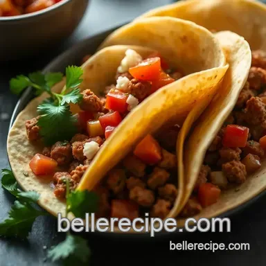 Easy Spicy Chorizo Tacos Recipe: A Family Favorite with Fresh Salsa Recipe Card