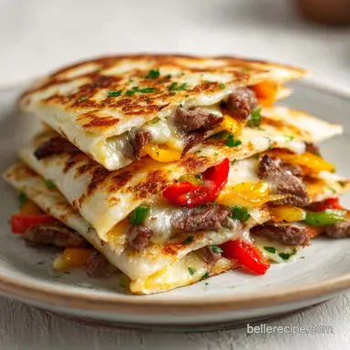 Steak Fajita Quesadillas in 25 Minutes
