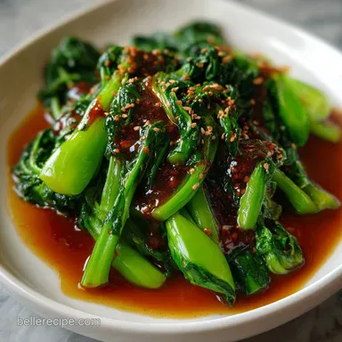 Gai Lan Chinese Broccoli: Restaurant-Quality Steamed Recipe Recipe Card
