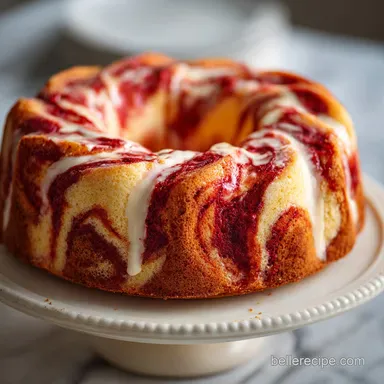 Strawberry Earthquake Cake in 55 Minutes