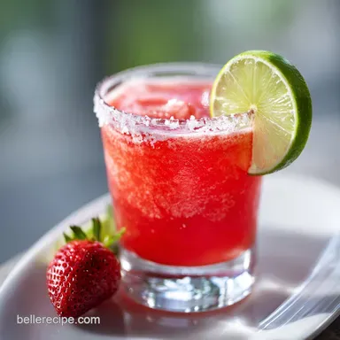 Strawberry Margarita Recipe: Silky Finish