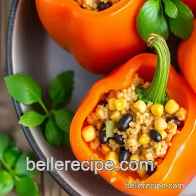 Orange Bell Pepper: 5 Easy and Delicious Stuffed Recipes! Recipe Card