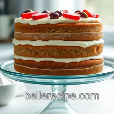 Stunning Layered Cake on a Glass Cake Stand: A Show-Stopping Delight Recipe Card