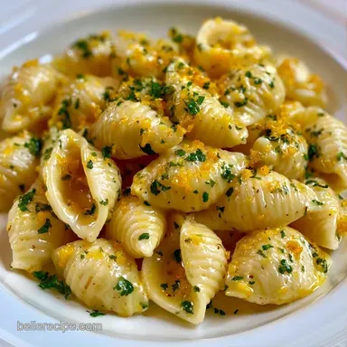 Summer Lemon Pasta Salad for 6 Servings Recipe Card