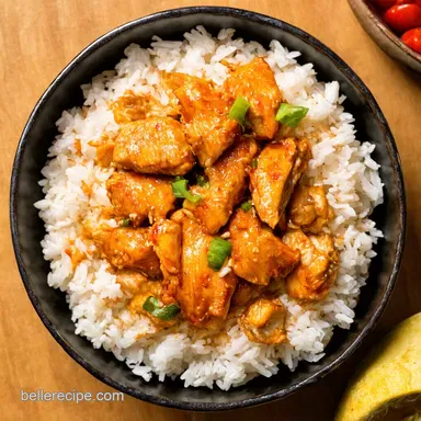 Sunshine Chicken Over Rice Bowls Flavor Fiesta Recipe Card