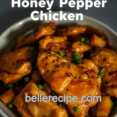 How to Make Amazingly Tender Honey Pepper Chicken in Just 35 Minutes! Recipe Card