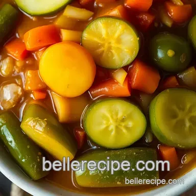 Sweet and Tangy Bread and Butter Pickles presentation