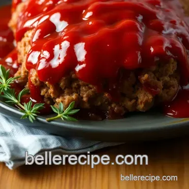 How to Make a Sweet and Tangy Simple Meatloaf Glaze Like Grandma Recipe Card