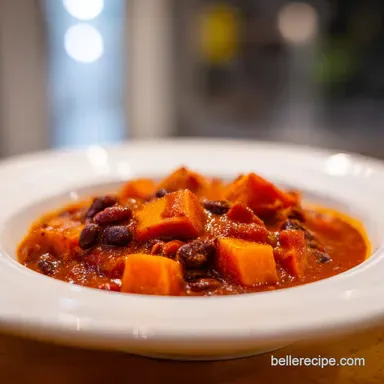 Sweet Potato Black Bean Chili: 5 Bowls