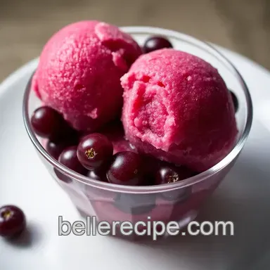 Easy & Refreshing Grape Sorbet: A Sweet Summer Treat You’ll Love Recipe Card