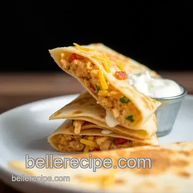 Taco Bell chicken quesadilla recipe: Easy Cheesy Delight for Dinner! Recipe Card