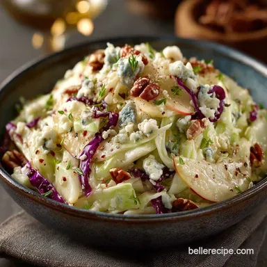 Blue Cheese Apple Slaw The Ultimate Side Dish for Wings Recipe Card