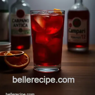 Crafting the Perfect Carpano Antica Negroni: A Classic Italian Delight Recipe Card