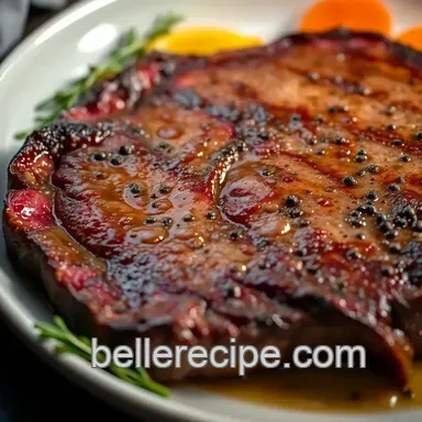 The Perfect Reverse Sear T-Bone Steak presentation