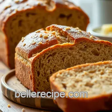 The Perfectly Golden Honey Wheat Bread presentation