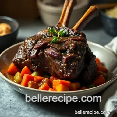 The Queen' s Braised Short Ribs presentation