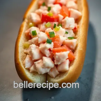 The Quintessential New England Lobster Roll presentation
