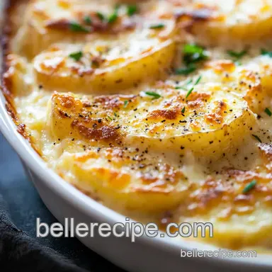 The Ultimate Creamy Potatoes au Gratin presentation