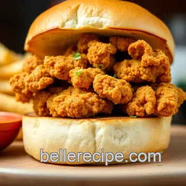 The Ultimate Crispy Fried Chicken Sandwich presentation