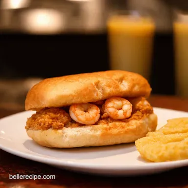 Ultimate Crispy recipe for shrimp poboy: NOLA comfort! Recipe Card