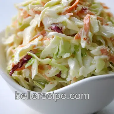 The Ultimate Crunchy Coleslaw presentation