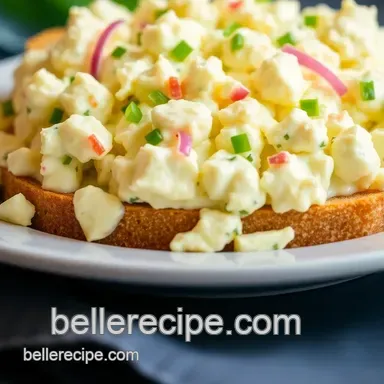 The Ultimate Egg Salad Sandwich presentation