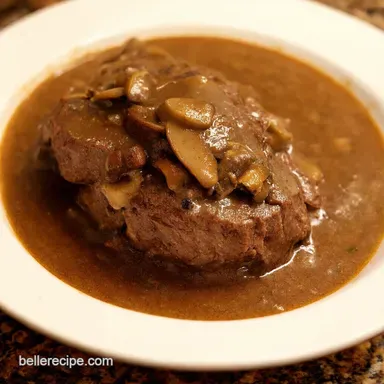 My Ultimate Best Recipe for Salisbury Steak Mushroom Gravy Recipe Card