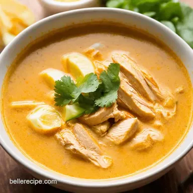Easy Tom Kha Gai Recipe: Creamy Thai Coconut Chicken Soup Recipe Card
