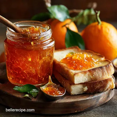 Orange Marmalade: Traditional Hand-Cut Recipe for Perfect Set Recipe Card