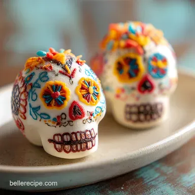 Recipe Sugar Skulls for 6 Servings | Traditional Mexican Method Recipe Card