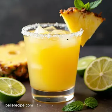 Tropical Pineapple Margarita Cocktail My Easy Escape Recipe