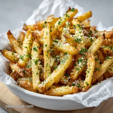 Truffle Fries Recipe for 4 Servings | Shatter Crisp Recipe Card