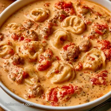 Tuscan Tortellini Soup in 30 Minutes Recipe Card