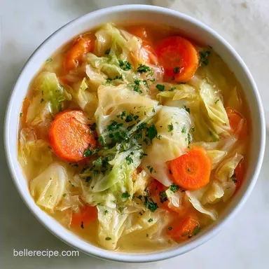 Vegetable and Cabbage Soup for 6 Servings