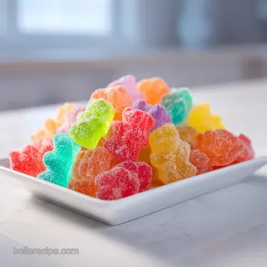 Viral Frozen Gummy Bears Recipe with Zero-Sugar Sprite Recipe Card