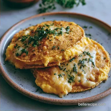 Warm Corn Tortilla Breakfast: Crispy