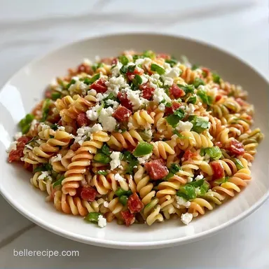 Zesty Italian Pasta Salad with Pepperoni Recipe Card