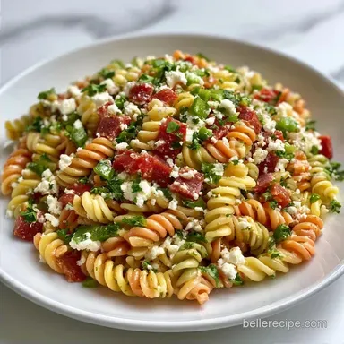 Zesty Italian Pasta Salad with Pepperoni