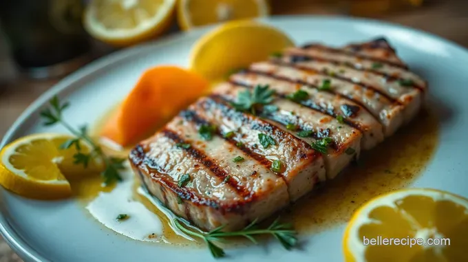 Beautifully Grilled Tuna Steaks with Zesty Marinade