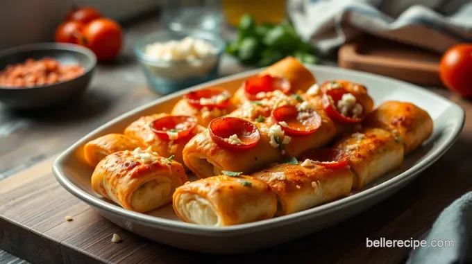 Cheesy Homemade Pizza Rolls: Bite-Sized Bliss