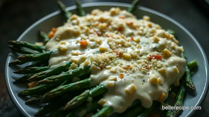 Creamy Garlic Parmesan Asparagus